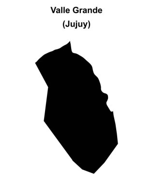 Valle Grande Departmanı (Jujuy) boş ana hat haritası
