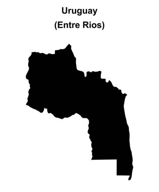 Uruguay Bölümü (Entre Rios) boş ana hat haritası