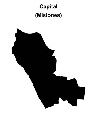 Sermaye bölümü (Misiones) boş ana hat haritası