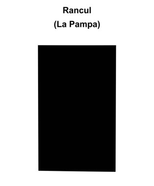 Rancul bölümü (La Pampa) boş ana hat haritası