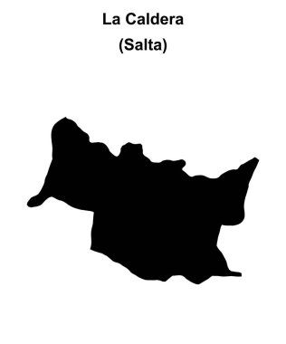 La Caldera Departmanı (Salta) boş ana hat haritası