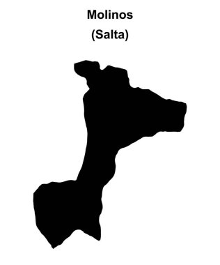 Molinos bölümü (Salta) boş ana hat haritası