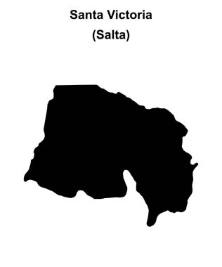 Santa Victoria Departmanı (Salta) boş ana hat haritası