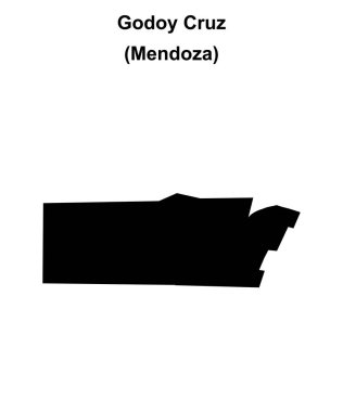 Godoy Cruz Birimi (Mendoza) boş ana hat haritası