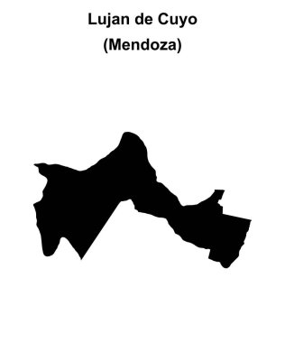 Lujan de Cuyo Departmanı (Mendoza) boş ana hat haritası