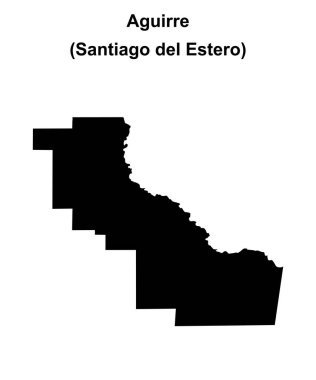 Aguirre Departmanı (Santiago del Estero) boş ana hat haritası