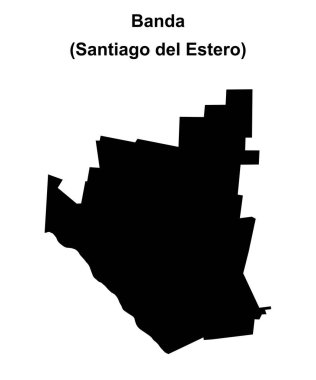Banda Departmanı (Santiago del Estero) boş ana hat haritası