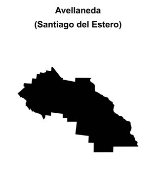 Avellaneda Departmanı (Santiago del Estero) boş ana hat haritası