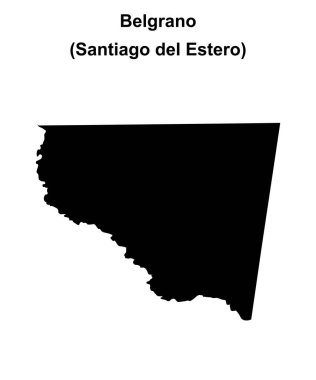 Belgrano Departmanı (Santiago del Estero) boş ana hat haritası