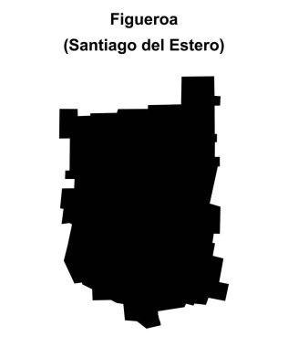 Figueroa Departmanı (Santiago del Estero) boş ana hat haritası