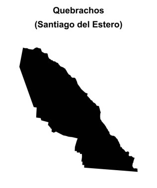 Quebrachos Departmanı (Santiago del Estero) boş ana hat haritası