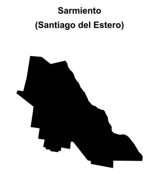 Sarmiento Bölümü (Santiago del Estero) boş ana hat haritası
