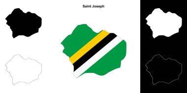 Aziz Joseph Kilisesi ana hat haritası.