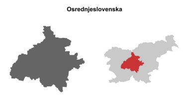 Osrednjeslovenska bölgesi boş ana hat haritası ayarlandı