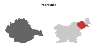 Podravska bölgesi boş çizgi haritası belirlendi