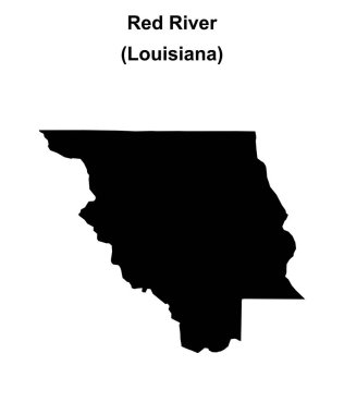 Kızıl Nehir Cemaati (Louisiana) boş ana hat haritası
