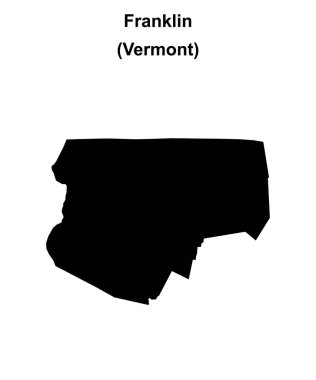 Franklin County (Vermont) boş ana hat haritası