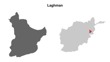 Laghman eyaleti boş ana hat haritası ayarlandı