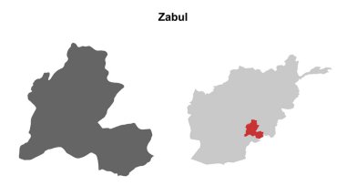 Zabul eyaleti boş ana hat haritası ayarlandı