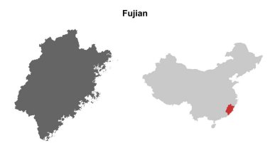 Fujian bölgesi boş ana hat haritası ayarlandı