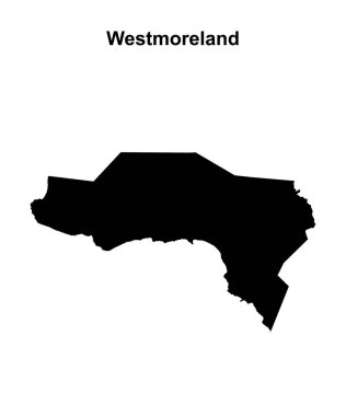 Westmoreland bölgesi boş ana hat haritası
