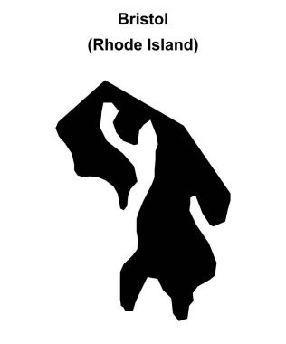 Bristol County (Rhode Island) boş ana hat haritası