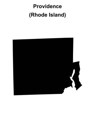Providence County (Rhode Island) boş ana hat haritası