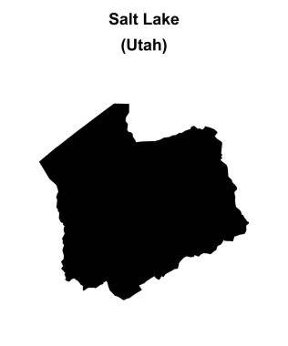 Salt Lake County (Utah) boş ana hat haritası