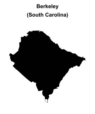 Berkeley County (Güney Carolina) boş ana hat haritası