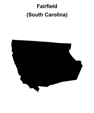 Fairfield County (Güney Carolina) boş ana hat haritası
