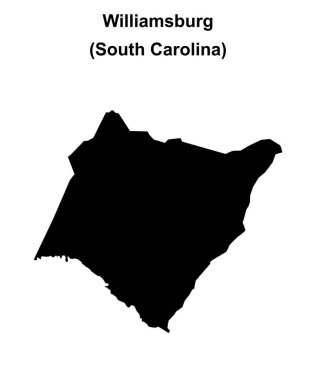 Williamsburg İlçesi (Güney Carolina) boş ana hat haritası