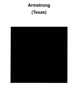 Armstrong County (Texas) boş ana hat haritası