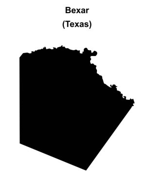 Bexar County (Texas) boş ana hat haritası