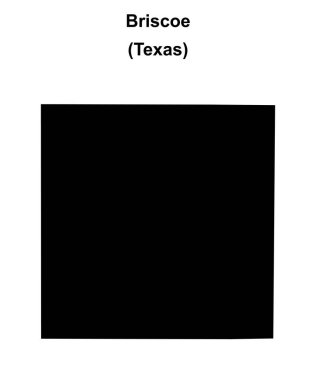 Briscoe County (Texas) boş ana hat haritası