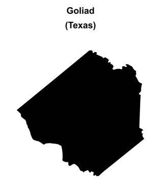 Goliad İlçesi (Texas) boş ana hat haritası