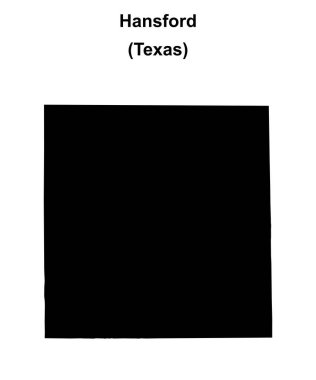 Hansford İlçesi (Texas) boş ana hat haritası