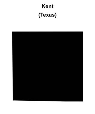 Kent County (Texas) boş ana hat haritası