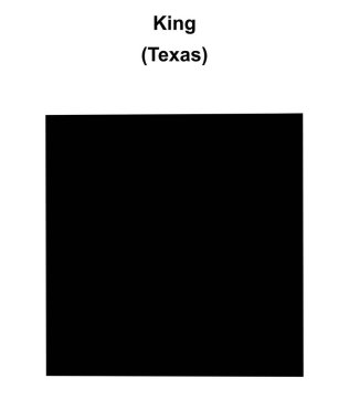 King County (Texas) boş ana hat haritası