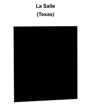 La Salle County (Texas) boş ana hat haritası