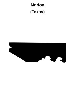 Marion County (Texas) boş ana hat haritası