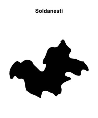 Soldanesti bölgesi boş ana hat haritası