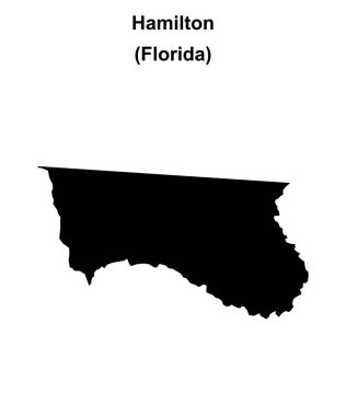 Hamilton County (Florida) boş ana hat haritası