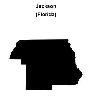 Jackson County (Florida) boş ana hat haritası