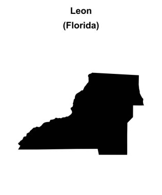 Leon County (Florida) boş ana hat haritası