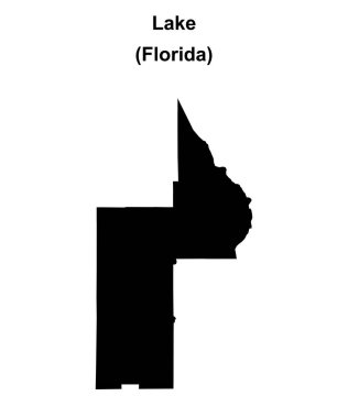 Lake County (Florida) boş ana hat haritası