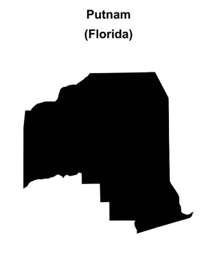 Putnam İlçesi (Florida) boş ana hat haritası