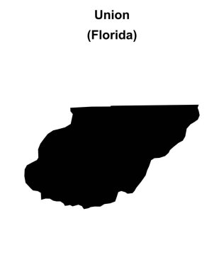 Union County (Florida) boş ana hat haritası