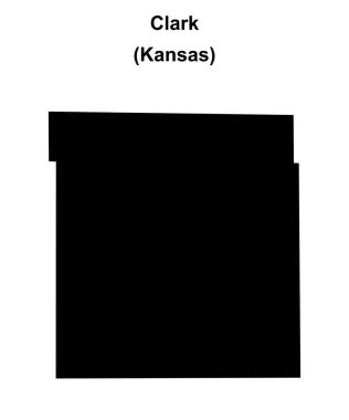 Clark County (Kansas) boş ana hat haritası