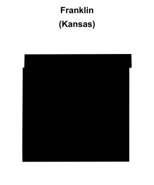 Franklin County (Kansas) boş ana hat haritası