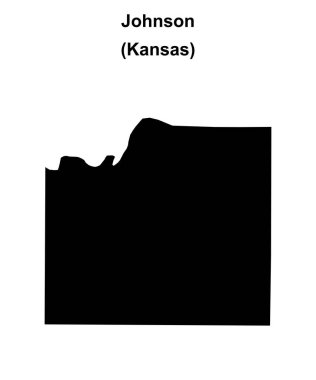 Johnson County (Kansas) boş ana hat haritası